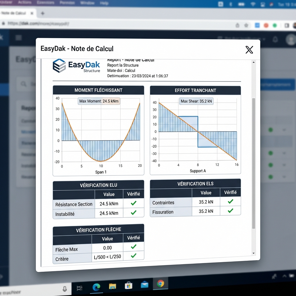 Calculation Report Interface